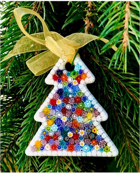  Gage Exclusive: Murano Milli Fiori Christmas Tree Ornament - Exceptional  Offer